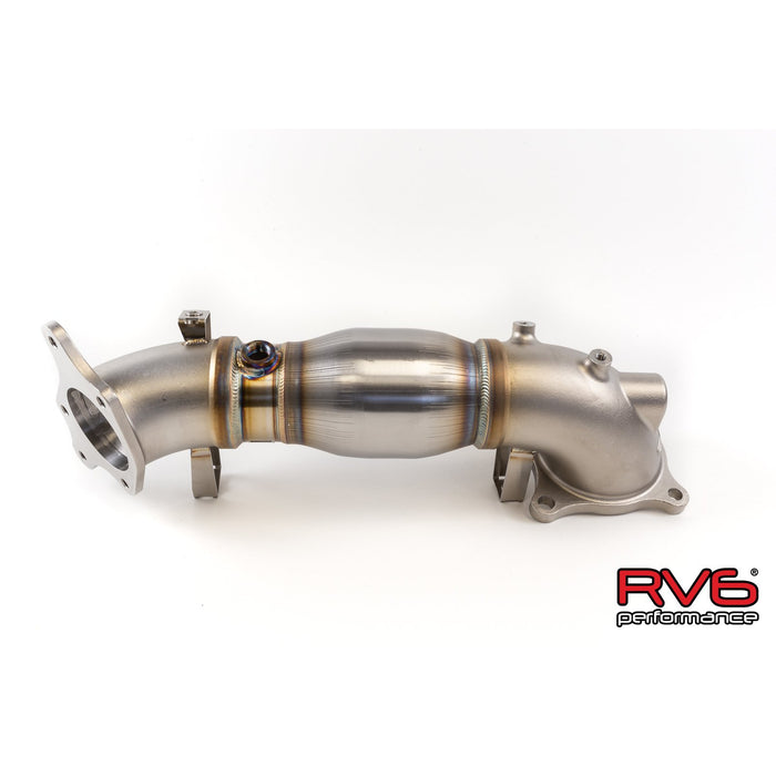 RV6 High Temp Catted Downpipe for FK8 / FL5 Civic Type-R 2.0T