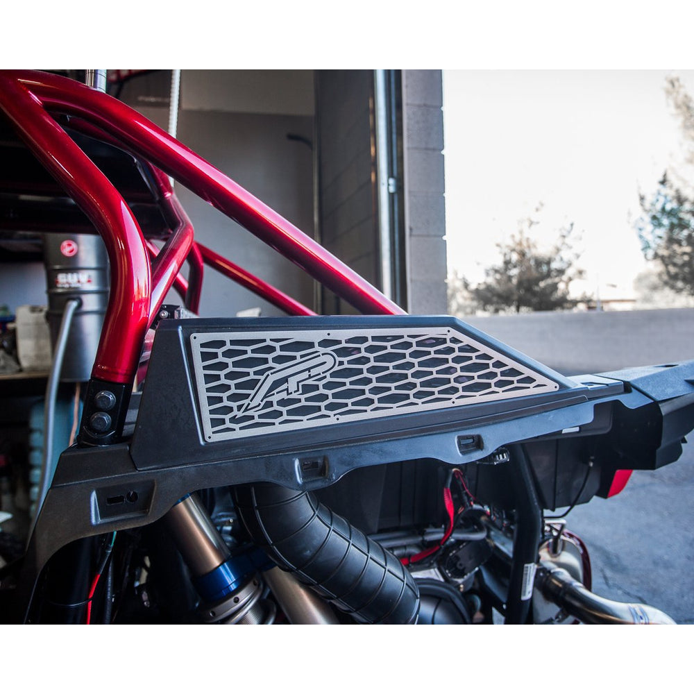 Agency Power 17-18 Polaris RZR XP Turbo Aluminum Side Vent Covers - Silver