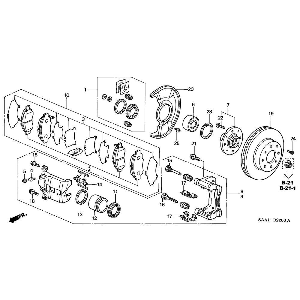 Honda Genuine Brake Disc Grub Screws