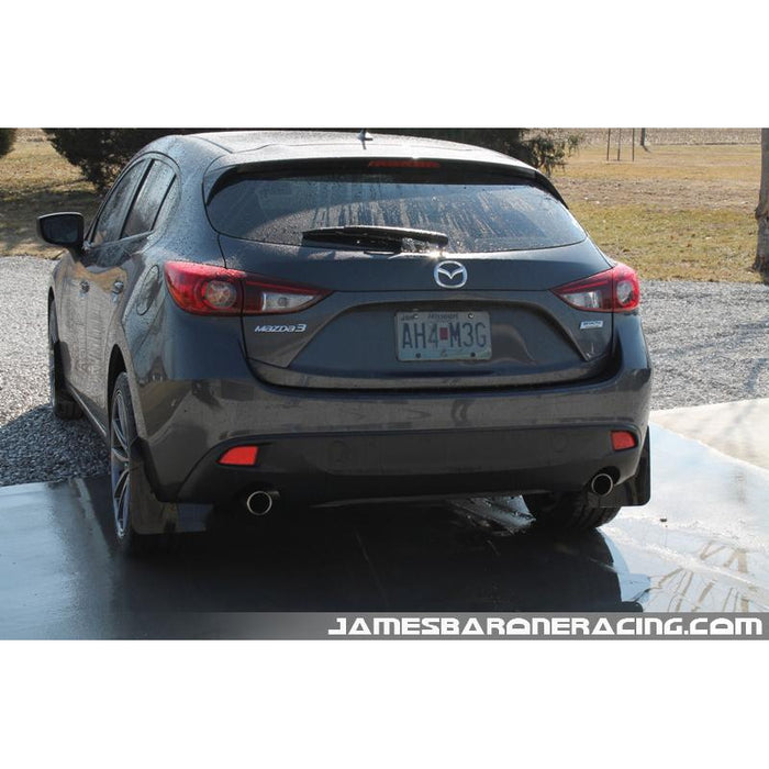JBR 2014 & Up Mazda 3 Mud Flap Kit - HATCHBACK