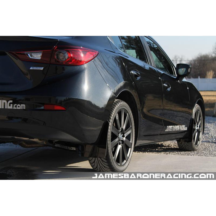 JBR 2014 & Up Mazda 3 Mud Flap Kit - SEDAN