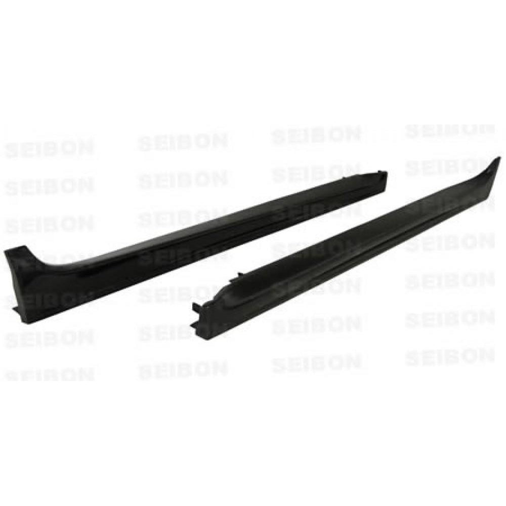 Seibon OEM-Style Carbon Fiber Side Skirts For 2008-2015 Mitsubishi Lancer Evo X