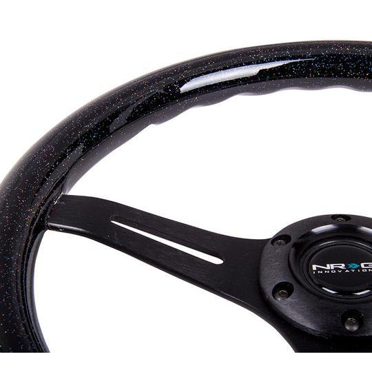 NRG Innovations 350mm 1.5" Deep Dish Wood Grain Steering Wheel