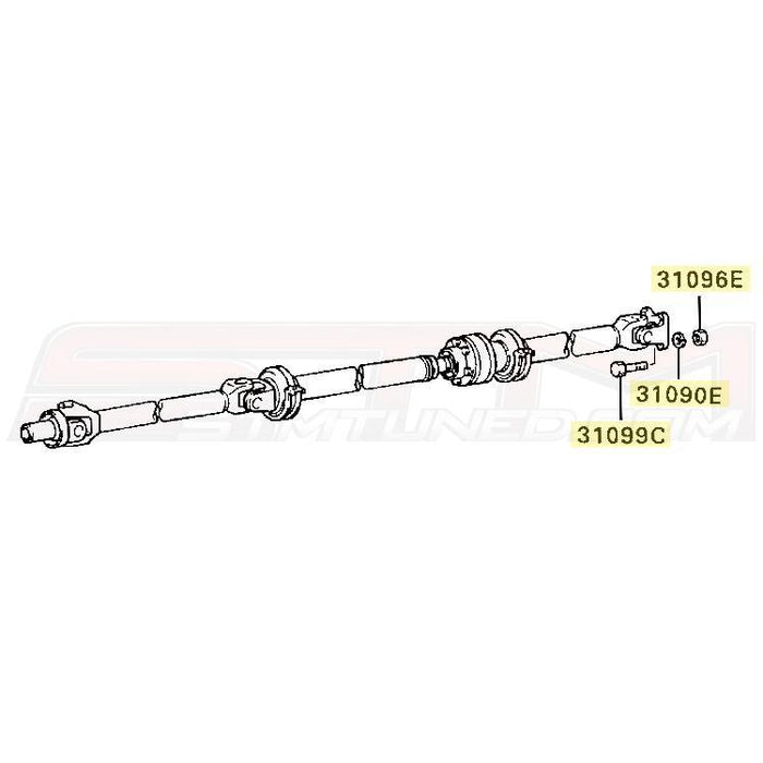 STM Tuned Driveshaft to Rear End Bolt Kit for DSM & Evo 7/8/9