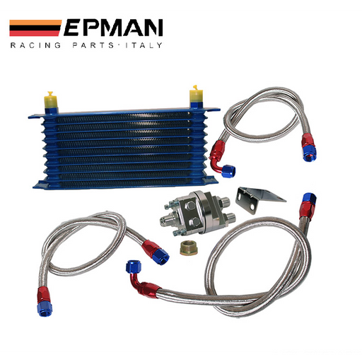 EPMAN Oil Cooler Kit - 10 Row-Oil Coolers & Cooler Kits-Speed Science