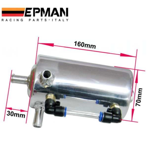 EPMAN .5L Alloy Oil Catch Can Kit-Catch Cans & Reservoirs-Speed Science
