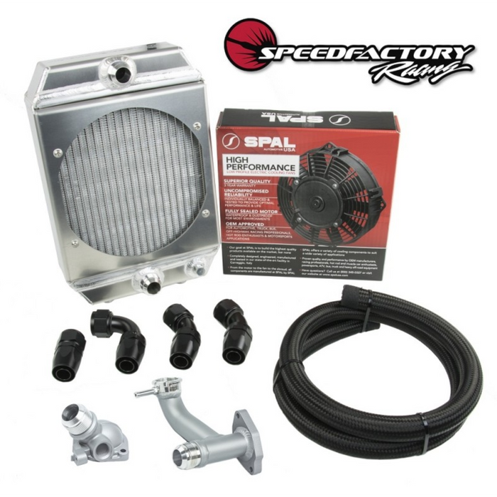SpeedFactory Complete Race Radiator Combo Kit - B Series-Radiators-Speed Science