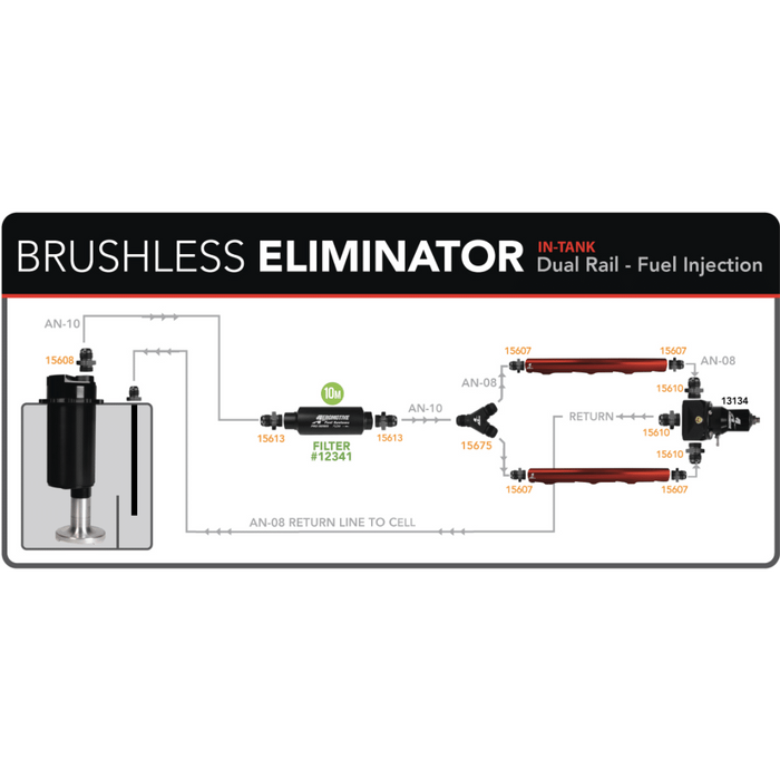 Aeromotive Brushless Eliminator In-Tank Fuel Pump with Variable Speed Controller, Universal