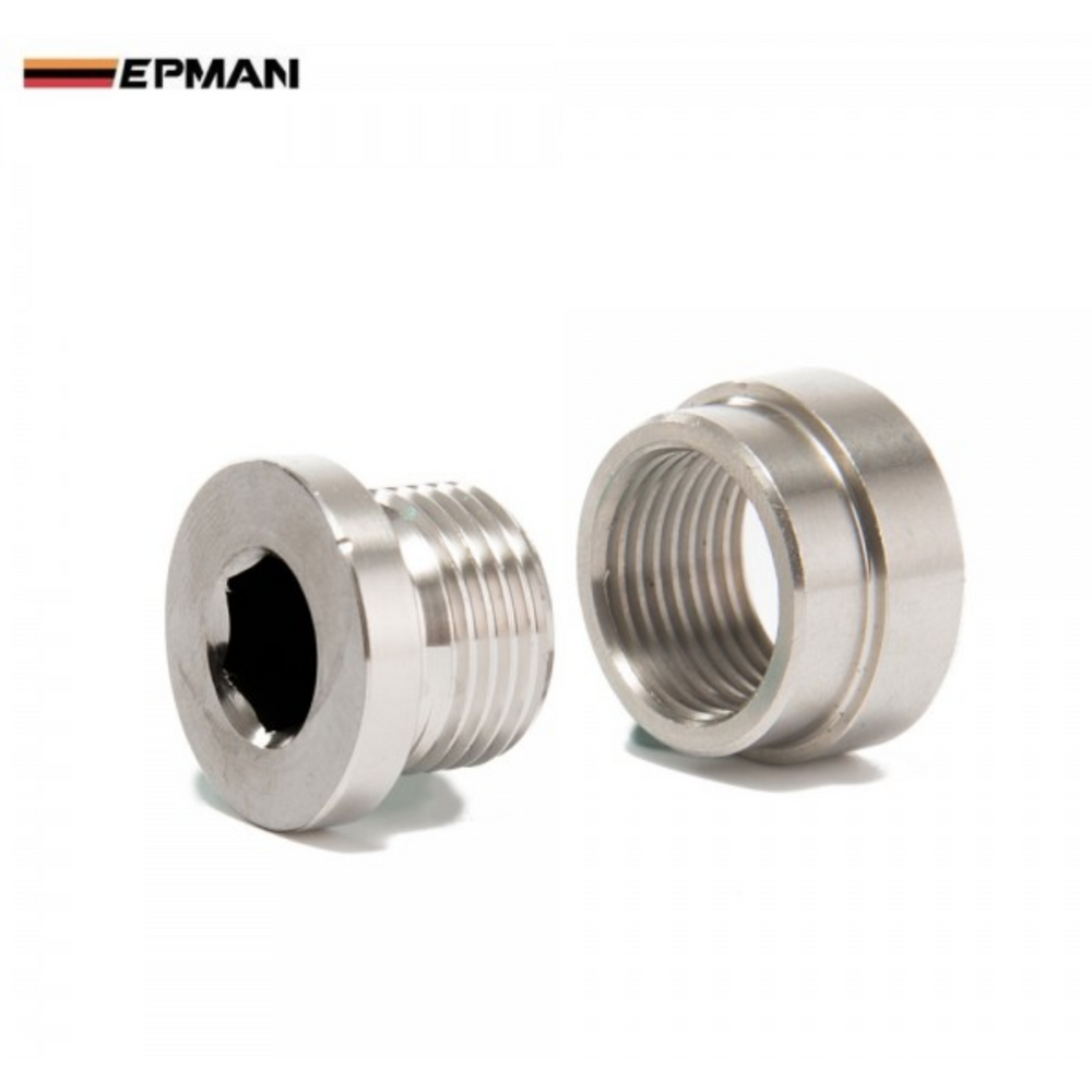 EPMAN Stainless O2 Sensor Weld Fitting & Bung