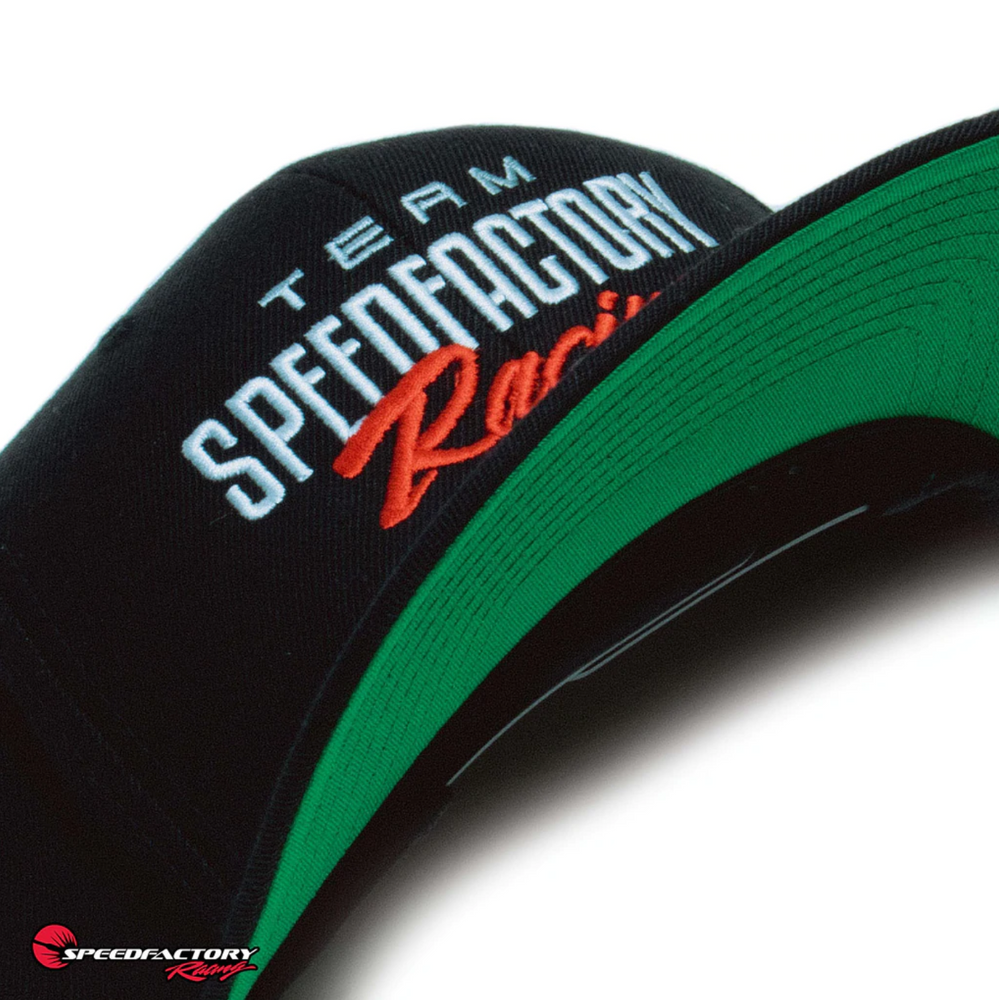 SpeedFactory Race Team Edition Embroidered Snapback Flat Bill Hat