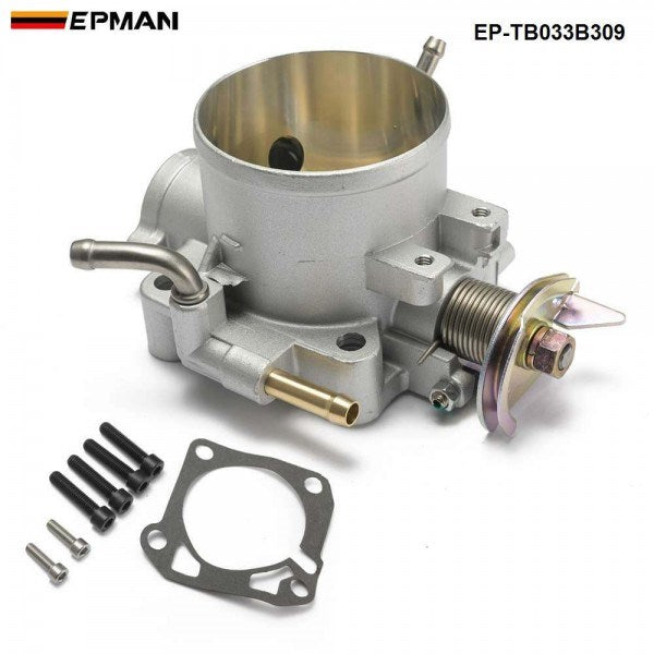 EPMAN ALUMINUM SILVER INTAKE MANIFOLD 70MM THROTTLE BODY FOR HONDA B16 B18 D16 F22 B20 D/B/H/F EG EK H22