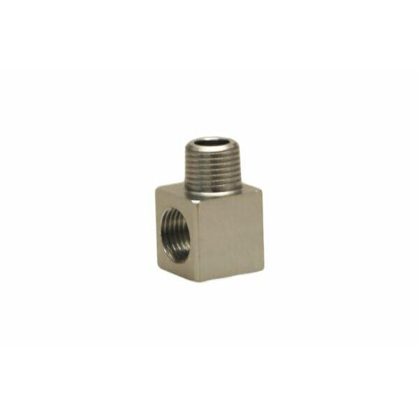 Turbosmart FPR 1/8 NPT Male - 1/8 NPT Female 90Â° Fitting
