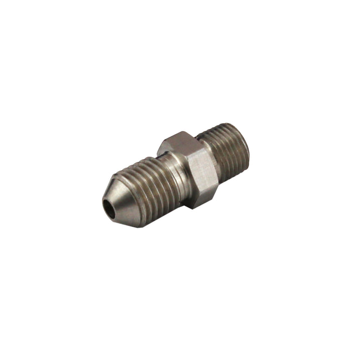 Turbosmart 1/8" NPT To -4AN Male - Stainless Steel
