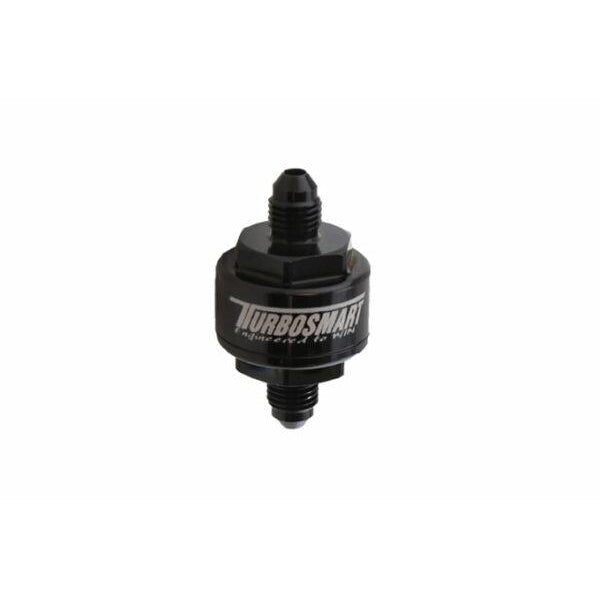 Turbosmart Billet Turbo Oil Feed Filter 44um -3AN - Black