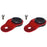 Torque Solution Radiator Mount Combo w/ Inserts (RED) : Mitsubishi Evolution 7/8/9