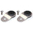 Torque Solution Radiator Mount Combo w/ Inserts (Silver) : Mitsubishi Evolution 7/8/9