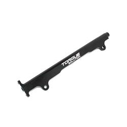 Torque Solution Billet Fuel Rail (Black): Mitsubishi EVO X