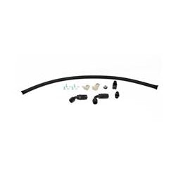 Torque Solution Billet Fuel Rail (Black): Mitsubishi EVO X