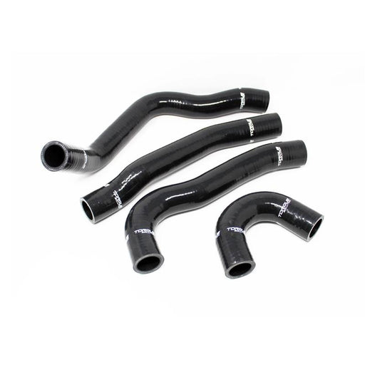 Torque Solution Silicone Radiator Hose Kit (Black): Mitsubishi Evolution X 2008-2015