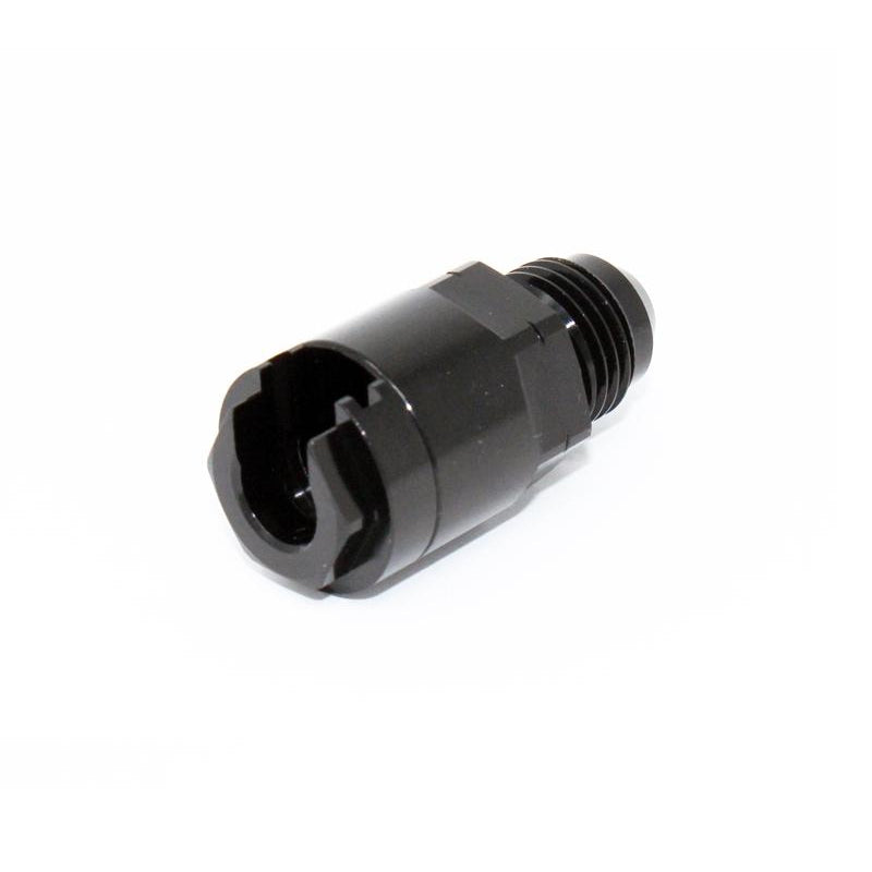 Torque Solution Locking Quick Disconnect Adapter Fitting: 5/16" SAE to -8AN Male Flare