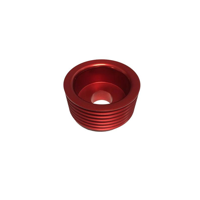 Torque Solution Lightweight Alternator Pulley (Red): Hyundai Genesis Coupe 3.8 2010+