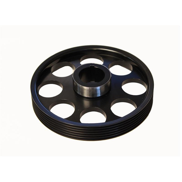 Torque Solution Lightweight Crank Pulley (Black): Hyundai Genesis Coupe 3.8 2010+
