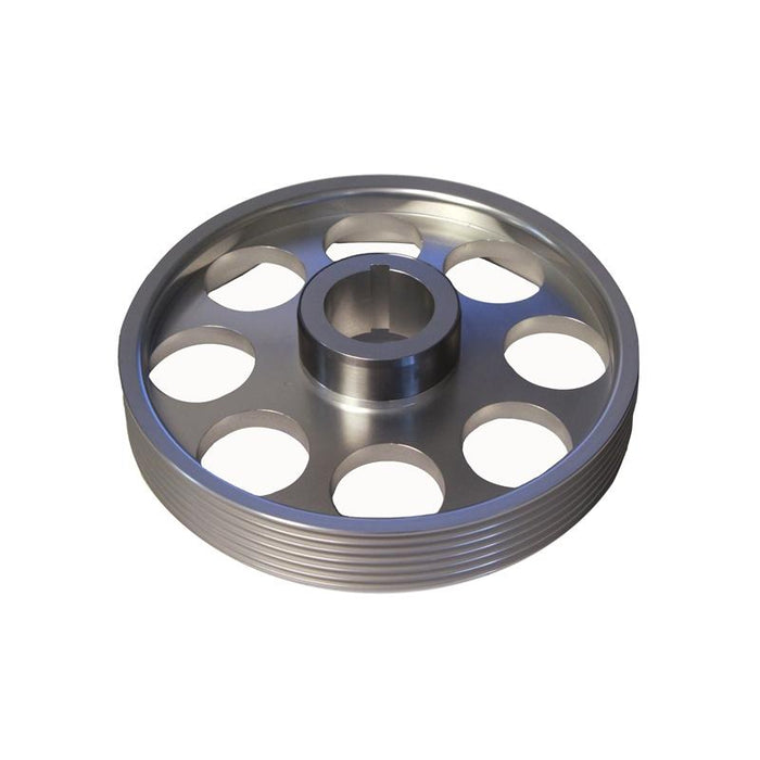 Torque Solution Lightweight Crank Pulley (Silver): Hyundai Genesis Coupe 3.8 2010+