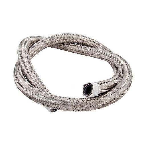 Torque Solution Stainless Steel Braided Rubber Hose: -10AN 2ft (0.56" ID)