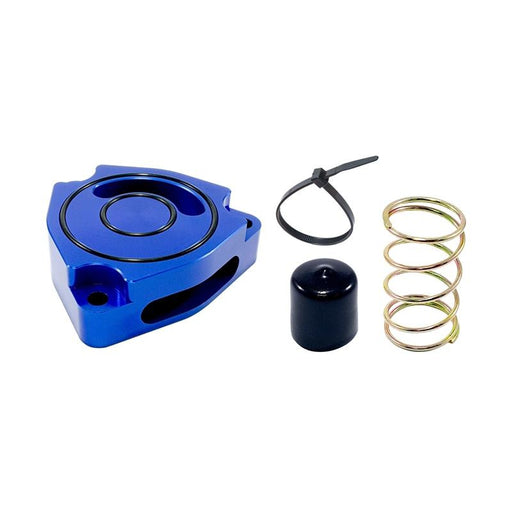 Torque Solution Blow Off BOV Sound Plate (Blue): Hyundai Veloster Turbo