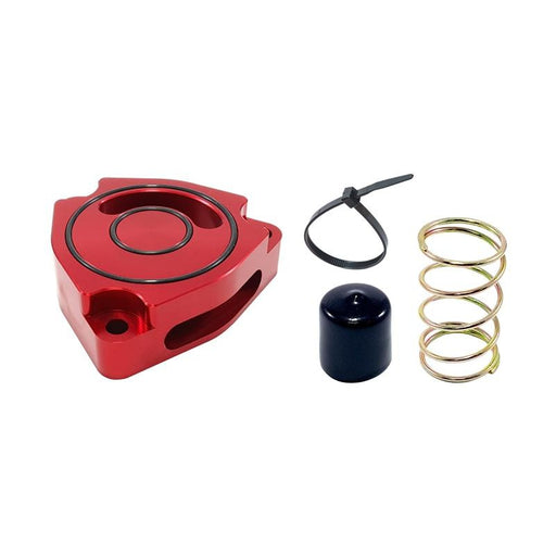 Torque Solution Blow Off BOV Sound Plate (Red): Kia Forte KOUP Turbo 2014+