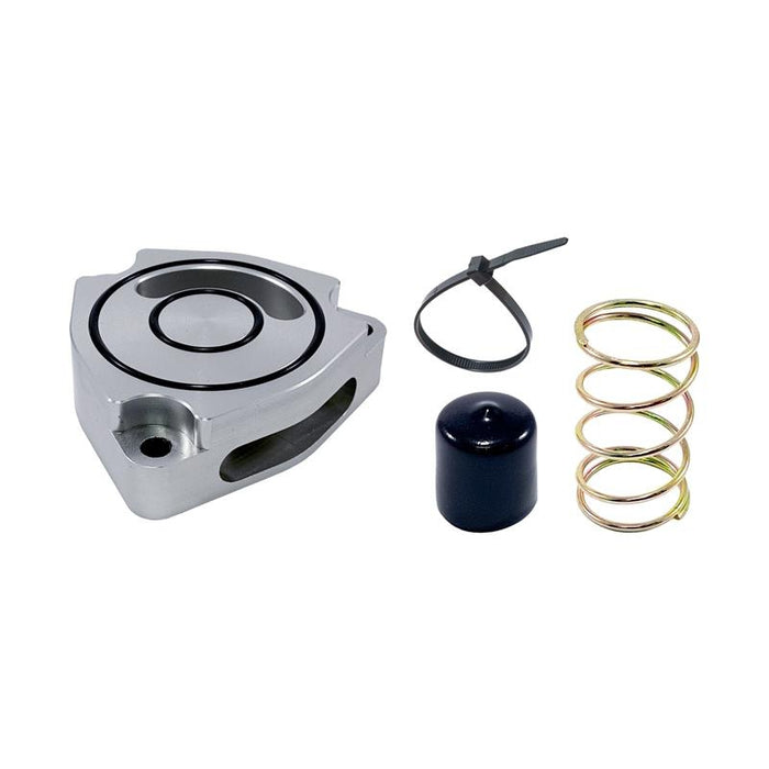 Torque Solution Blow Off BOV Sound Plate (Silver): Kia Forte KOUP Turbo 2014+