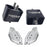 Torque Solution Solid Billet Engine Mounts w/ Mount Plates: Subaru WRX 2002-2014 / STi 2004-2017