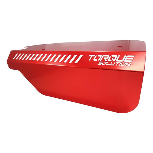 Torque Solution Engine Pulley Cover (Red): Subaru WRX 2015+
