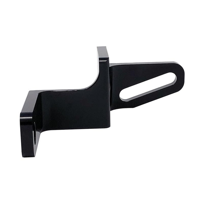 Torque Solution Reversed Intake Manifold Alternator Relocation Bracket (Black): Subaru WRX 02-14, STI 04-18, FXT, LGT, EJ20, EJ25