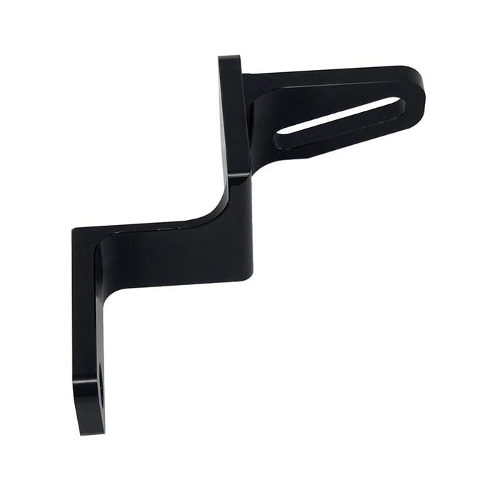 Torque Solution Reversed Intake Manifold Alternator Relocation Bracket Kit (Black): Subaru WRX 02-14, STI 04-19, FXT, LGT, EJ20, EJ25