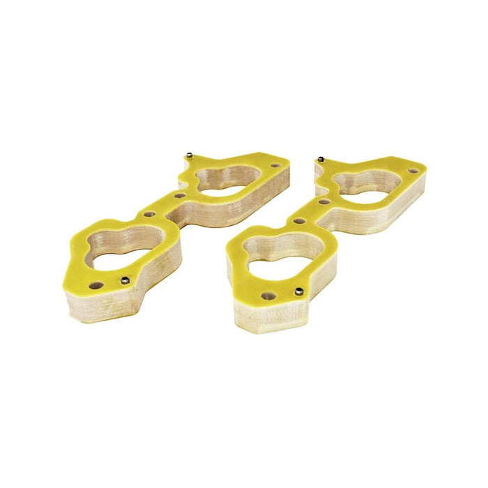 Torque Solution Phenolic Thermal Intake Spacers: 19mm for Subaru EJ Engines w/ TGV Housings