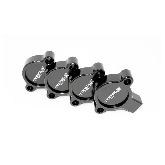 Torque Solution AVCS Cam Sensor Covers (Black): Subaru WRX 2015+ / BRZ / FR-S / GT86 / FA Engines