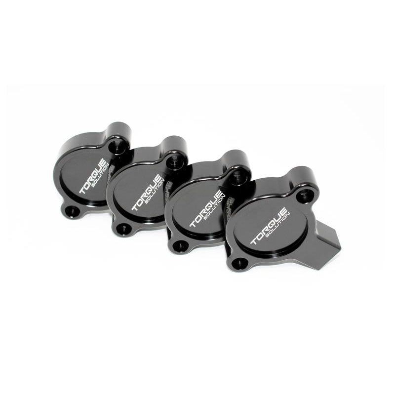 Torque Solution AVCS Cam Sensor Covers (Black): Subaru WRX 2015+ / BRZ / FR-S / GT86 / FA Engines