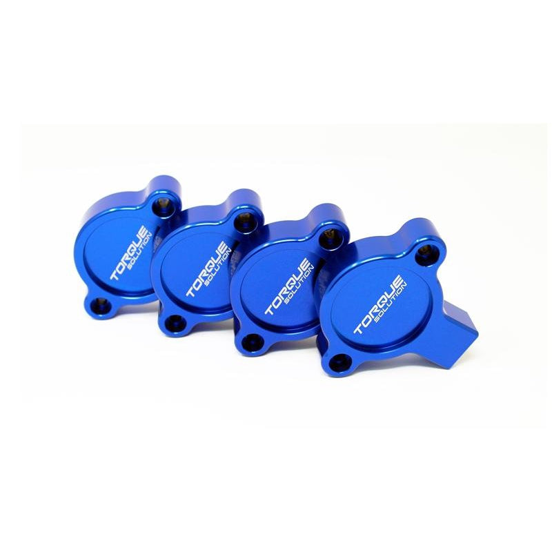 Torque Solution AVCS Cam Sensor Covers (Blue): Subaru WRX 2015+ / BRZ / FR-S / GT86 / FA Engines