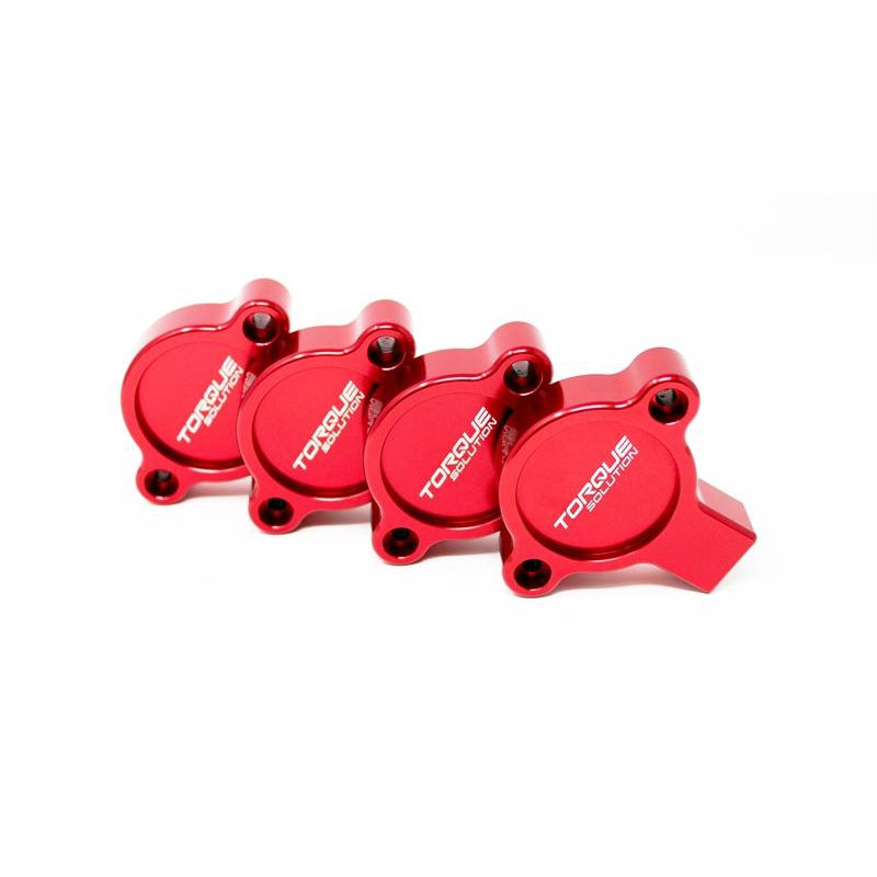 Torque Solution AVCS Cam Sensor Covers (Red) Subaru WRX 2015+ / BRZ