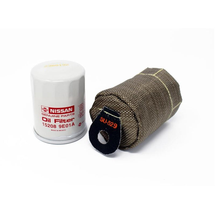 Torque Solution Thermal Oil Filter Blanket: Subaru EJ (Tall) / Nissan