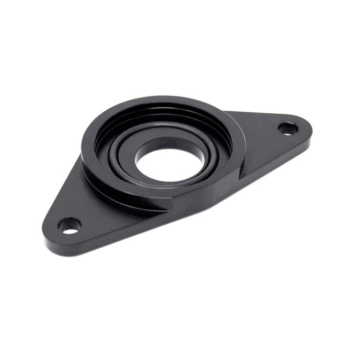 Torque Solution HKS BOV Adapter Flange (Black): Subaru WRX 02-07 / STI 04-19