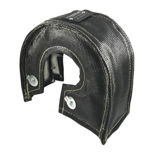 Torque Solution Thermal Turbo Blanket (Black): Fits T3, T3/T4, T25, T28, GT25, GT28, GT30, GT32, GT35, GT37 Turbo Back Housings