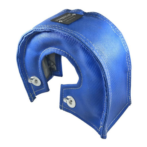 Torque Solution Thermal Turbo Blanket (Blue): Fits T3, T3/T4, T25, T28, GT25, GT28, GT30, GT32, GT35, GT37 Turbo Back Housings