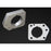Torque Solution Throttle Body Spacer (Silver): Honda Civic LX,EX,DX R18 2006-2011