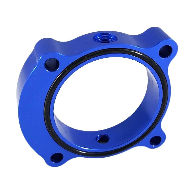 Torque Solution Throttle Body Spacer (Blue): Kia Optima 2.0T