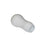 Torque Solution Delrin Tear Drop Tall Shift Knob (White): Universal 12x1.5