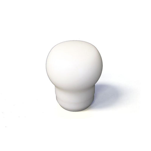 Torque Solution Fat Head Delrin Shift Knob (White): Universal 10x1.25