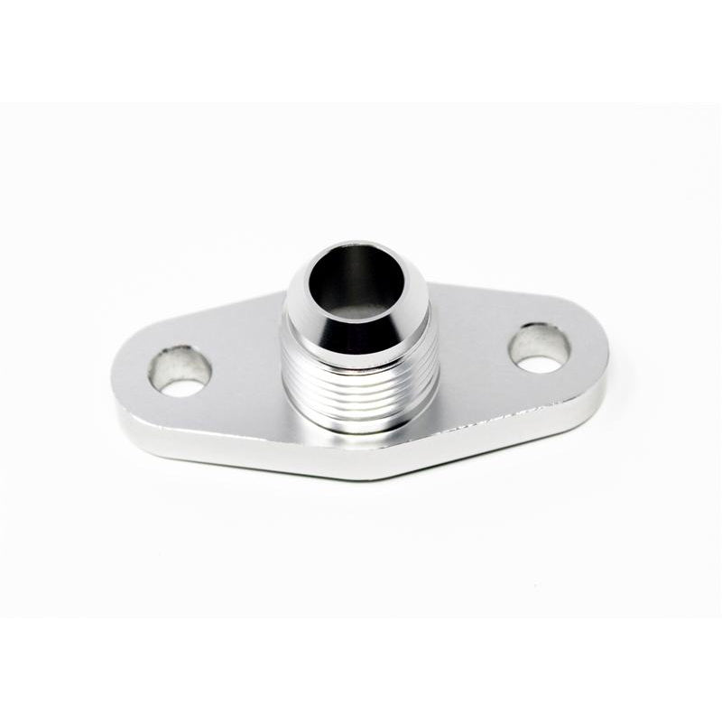 Torque Solution Offset / Port Matched Oil Drain Flange: -10AN for T3/T4 PTE, Turbonetics, Comp, BW