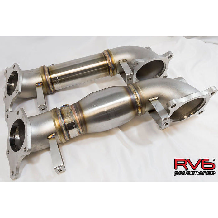 RV6 High Temp Catted Downpipe for FK8 / FL5 Civic Type-R 2.0T